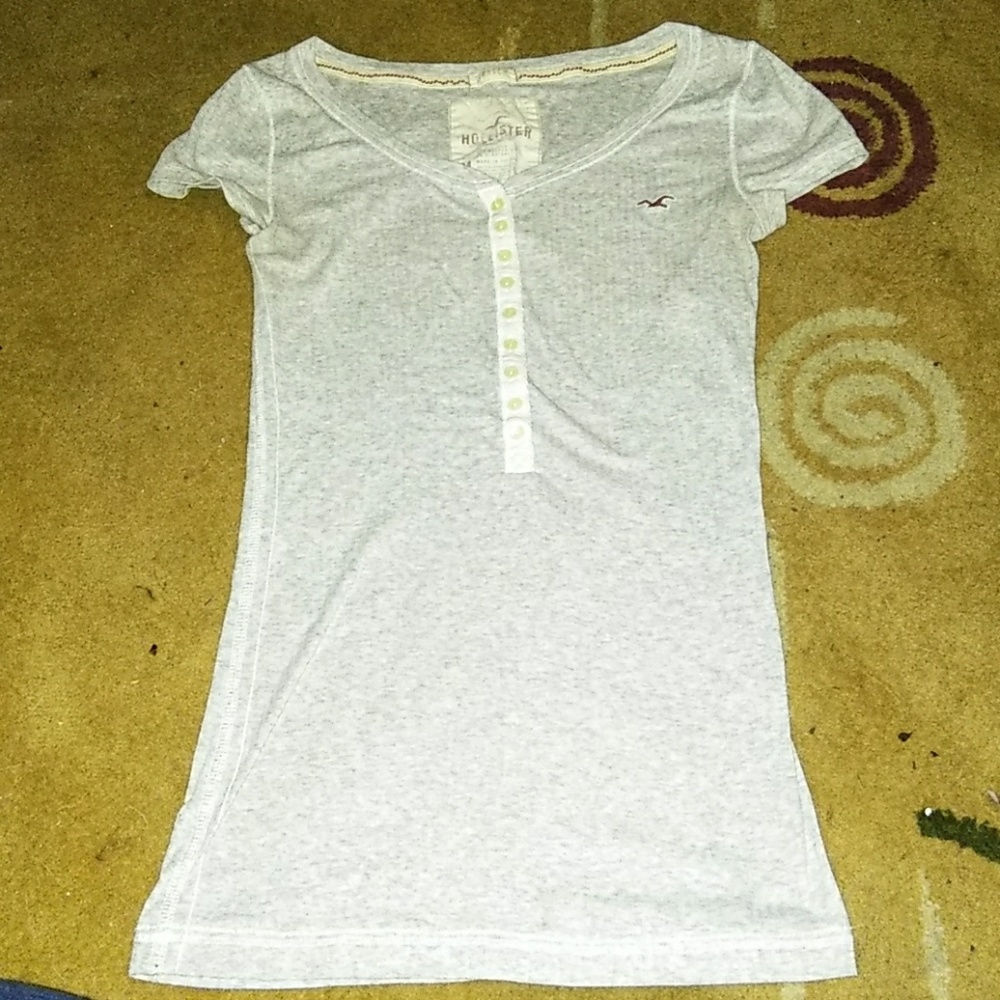 Hollister shirt grey size M